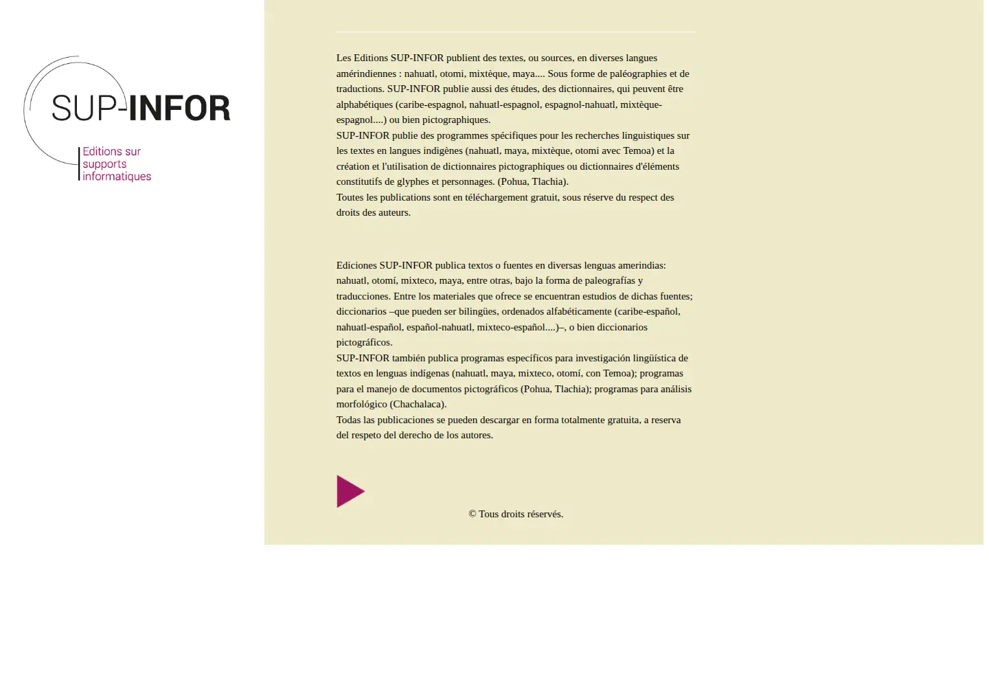 Screenshot of sup-infor.com