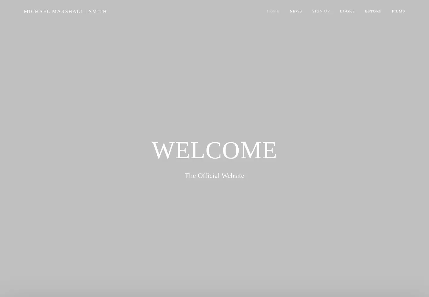 Screenshot of michaelmarshallsmith.com