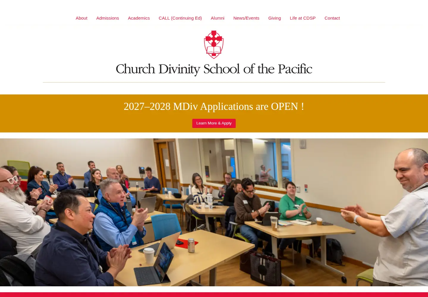 Screenshot of cdsp.edu