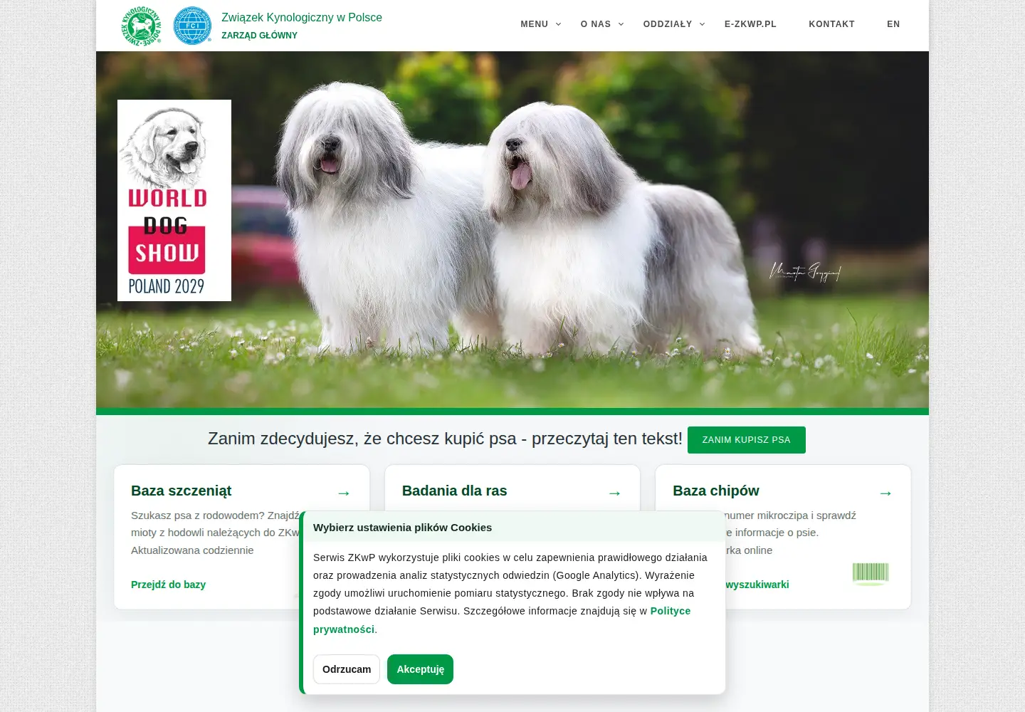 Screenshot of zkwp.pl