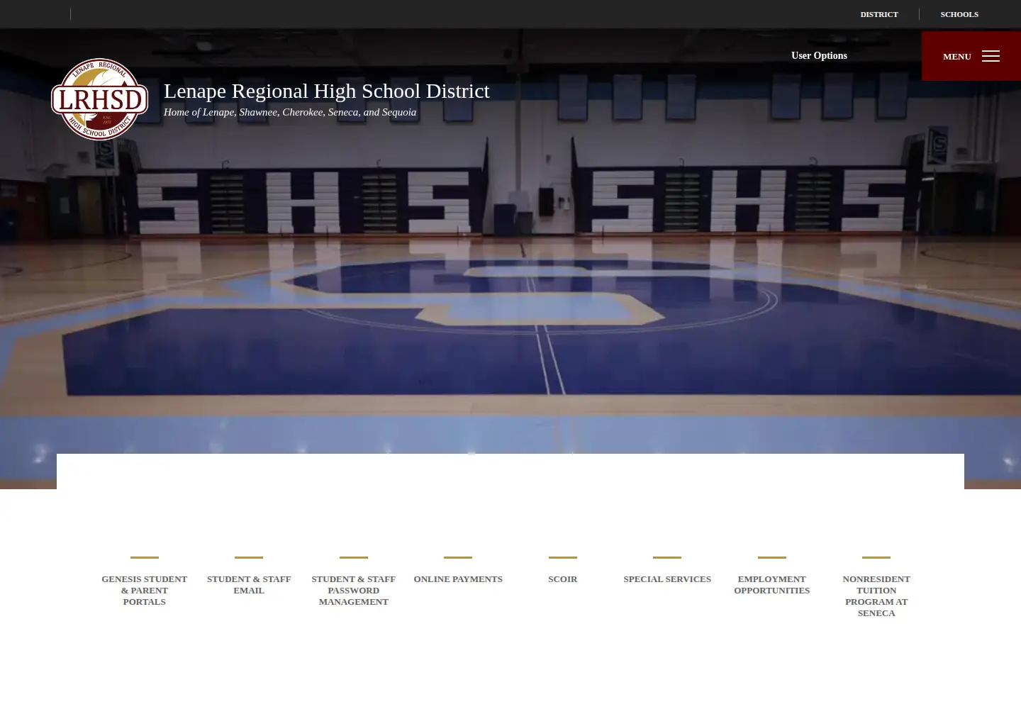 Screenshot of lrhsd.org