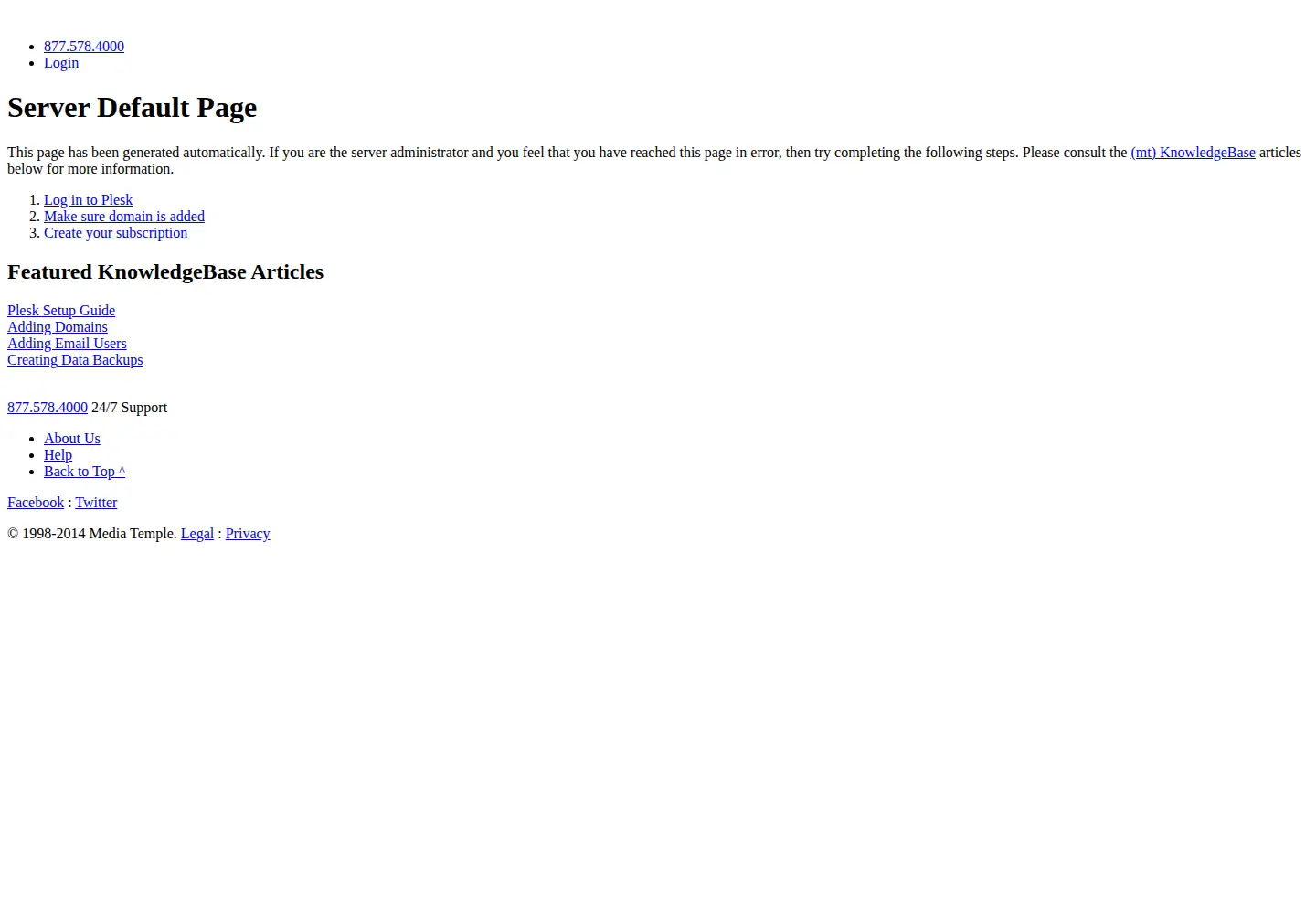 Captured homepage of epluribusmedia.org in the current scan