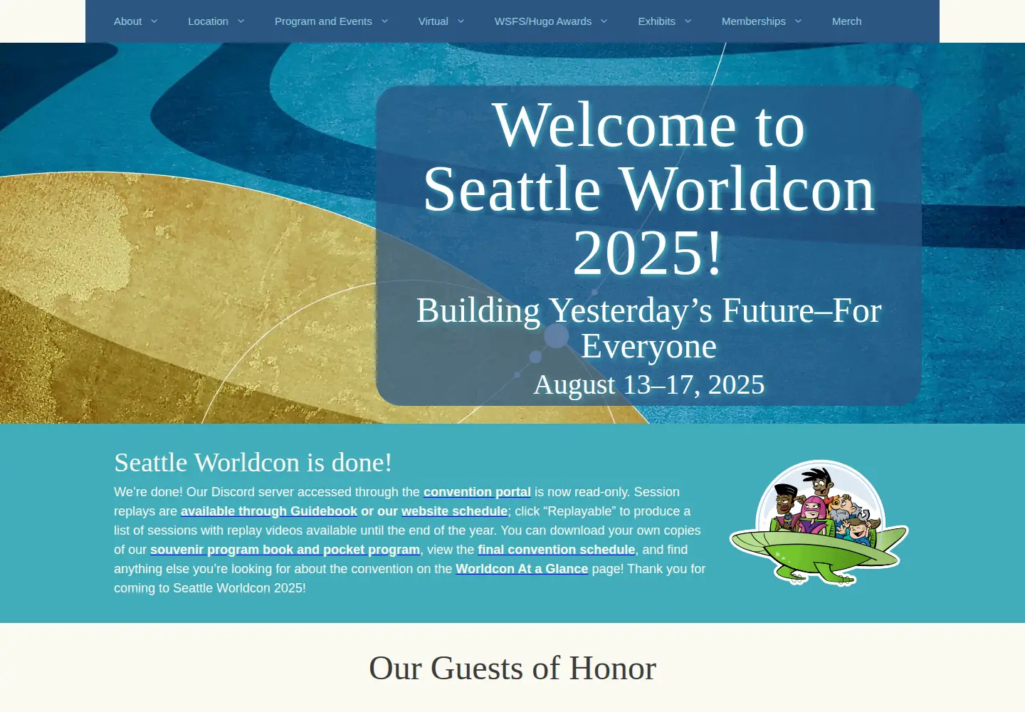 Screenshot of seattlein2025.org