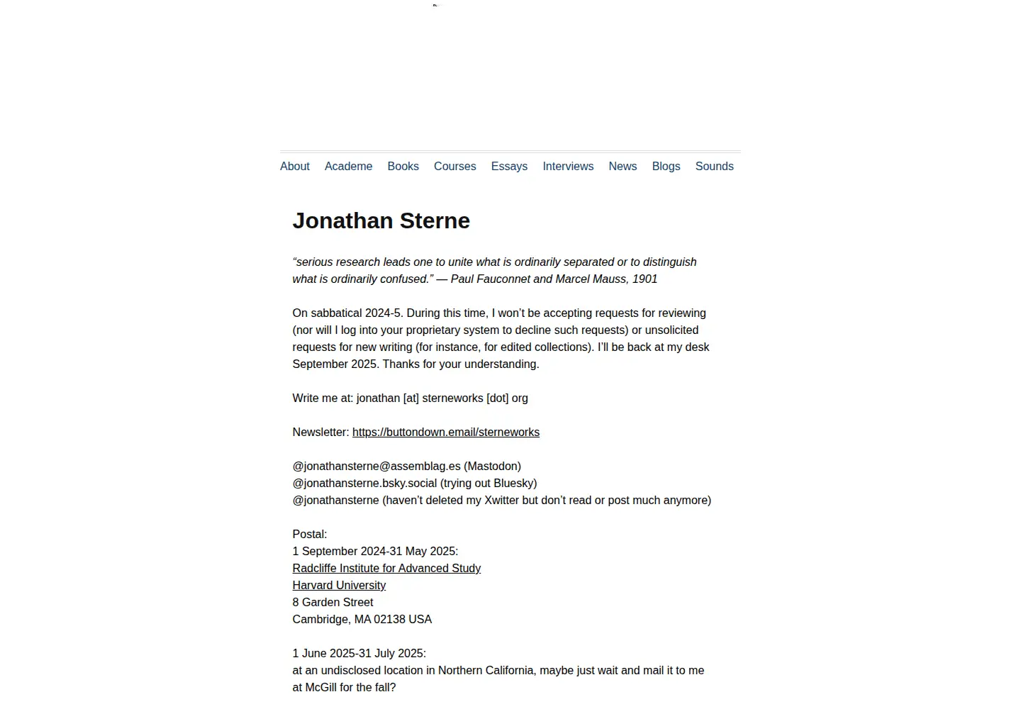 Screenshot of sterneworks.org