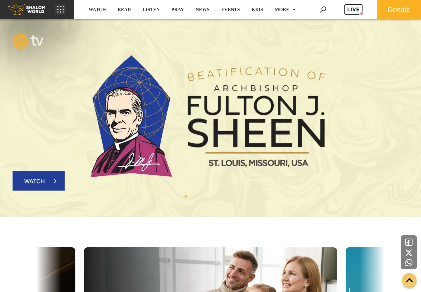Screenshot of shalomworld.org