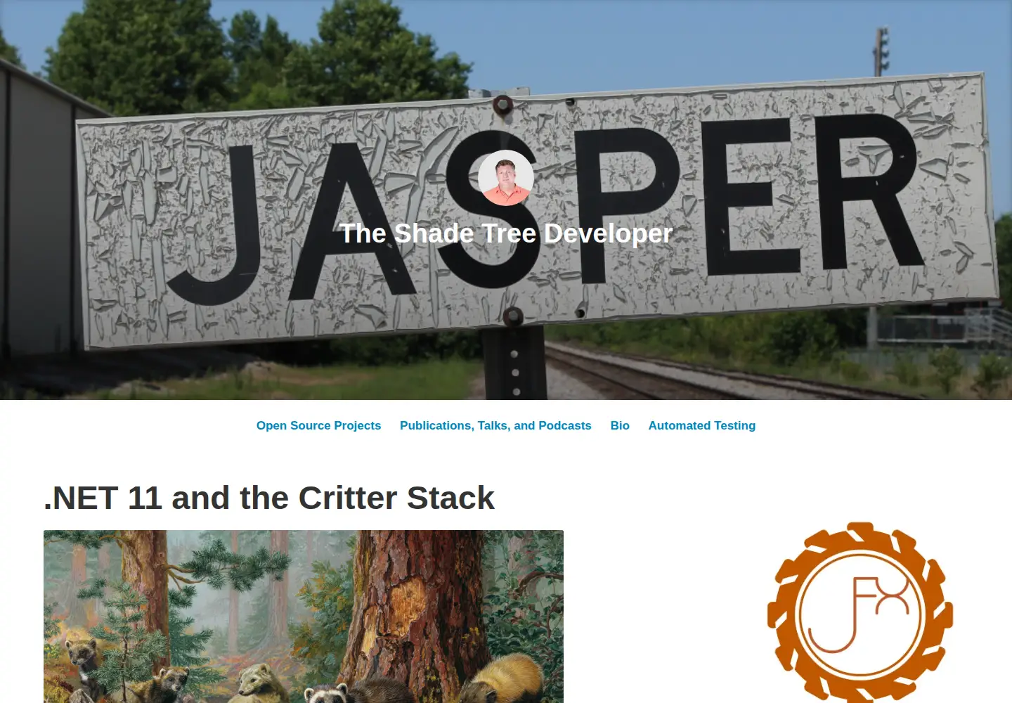 Screenshot of jeremydmiller.com