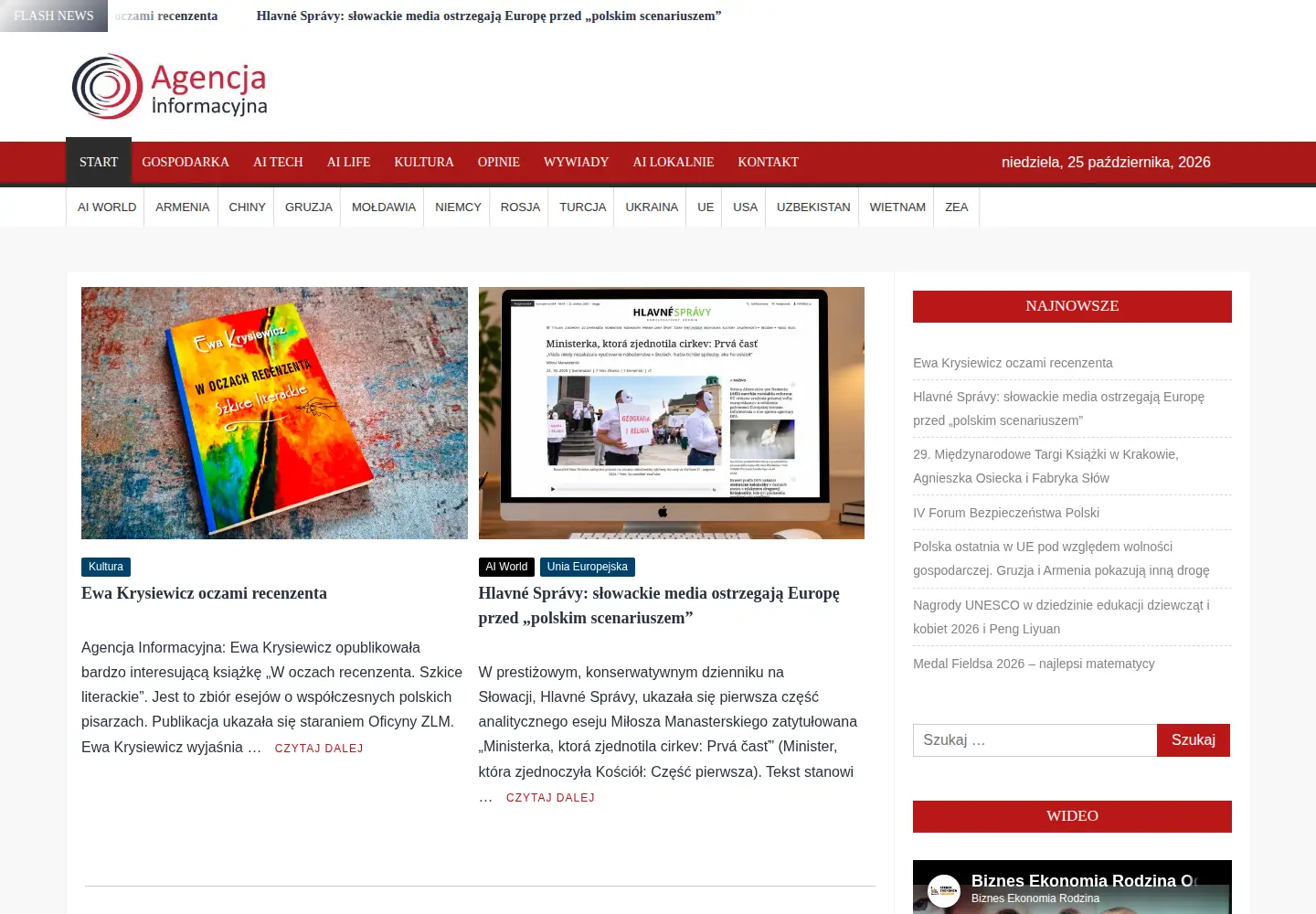 Screenshot of agencja-informacyjna.com