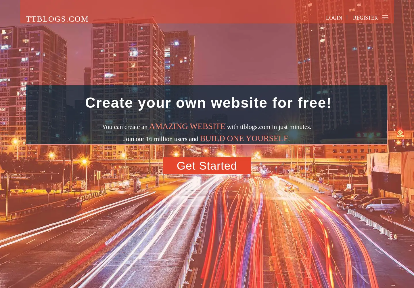 Screenshot of ttblogs.com