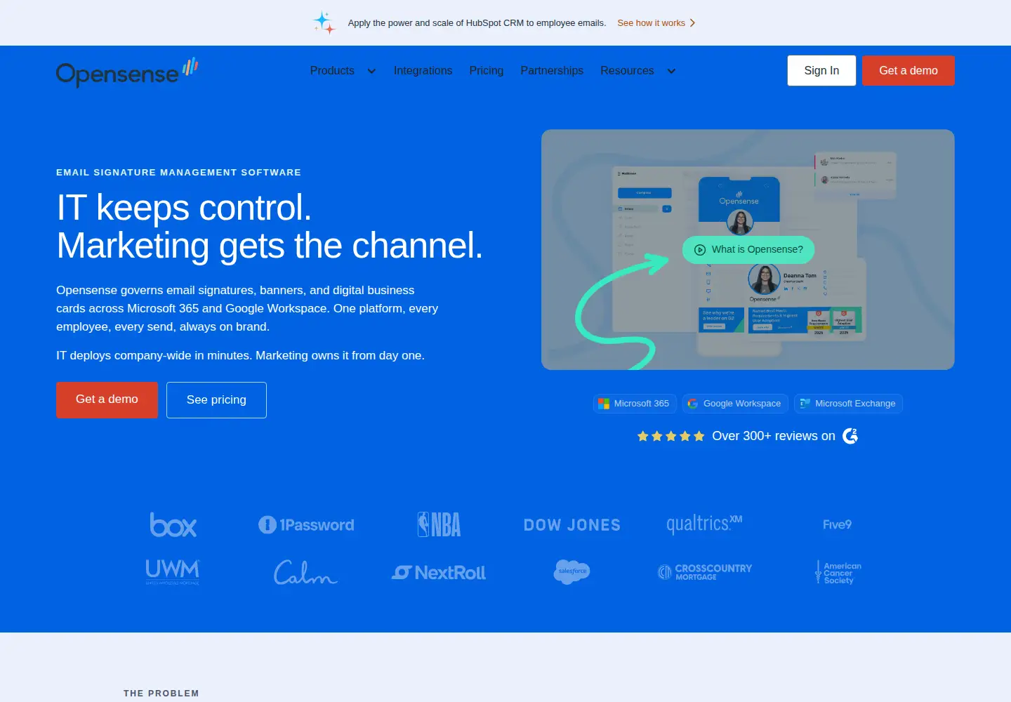 Screenshot of opensense.com