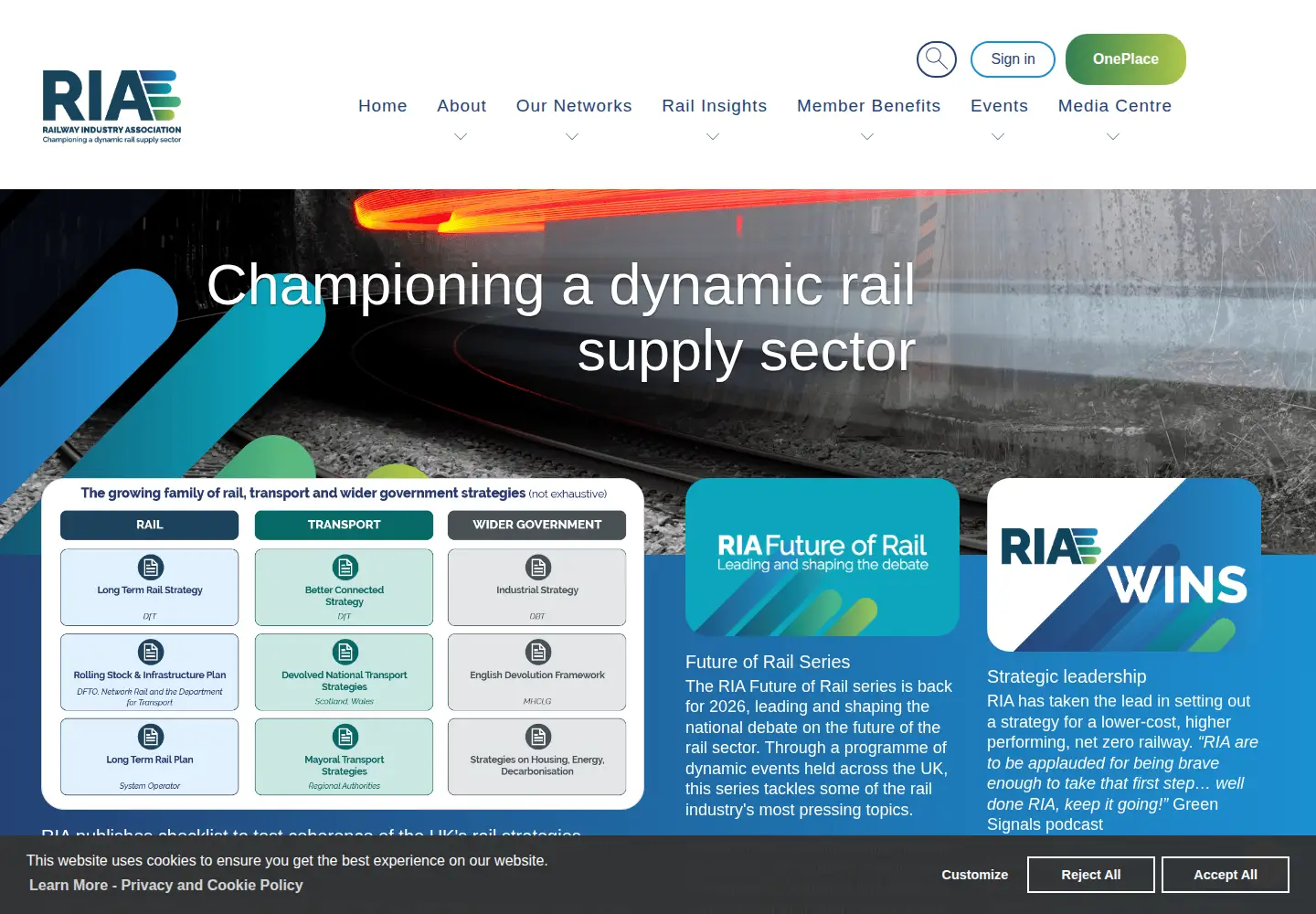 Screenshot of riagb.org.uk