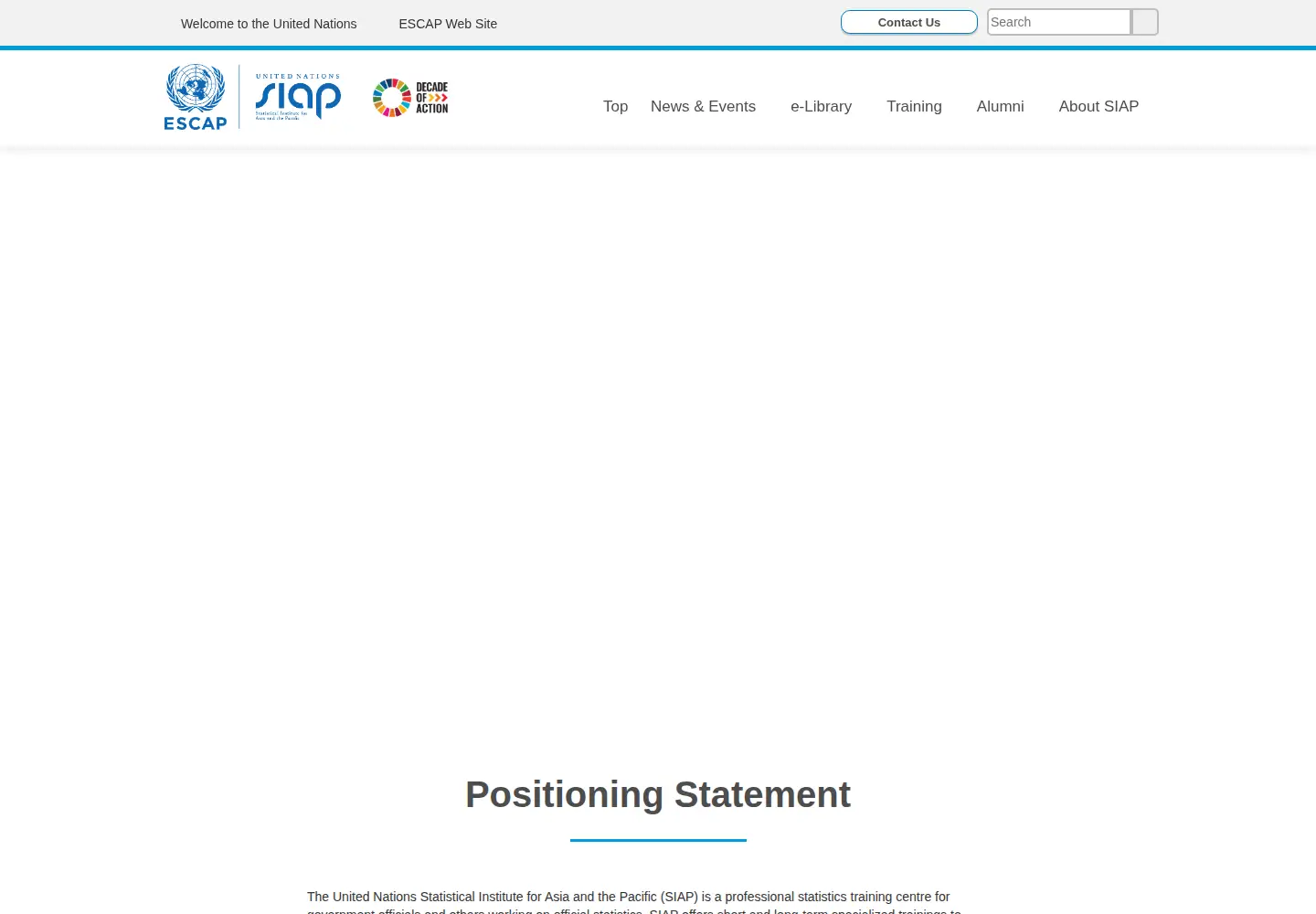 Captured homepage of unsiap.or.jp in the current scan