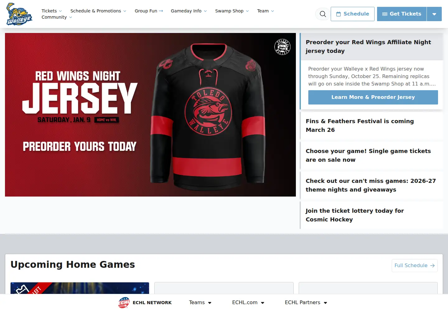 Screenshot of toledowalleye.com