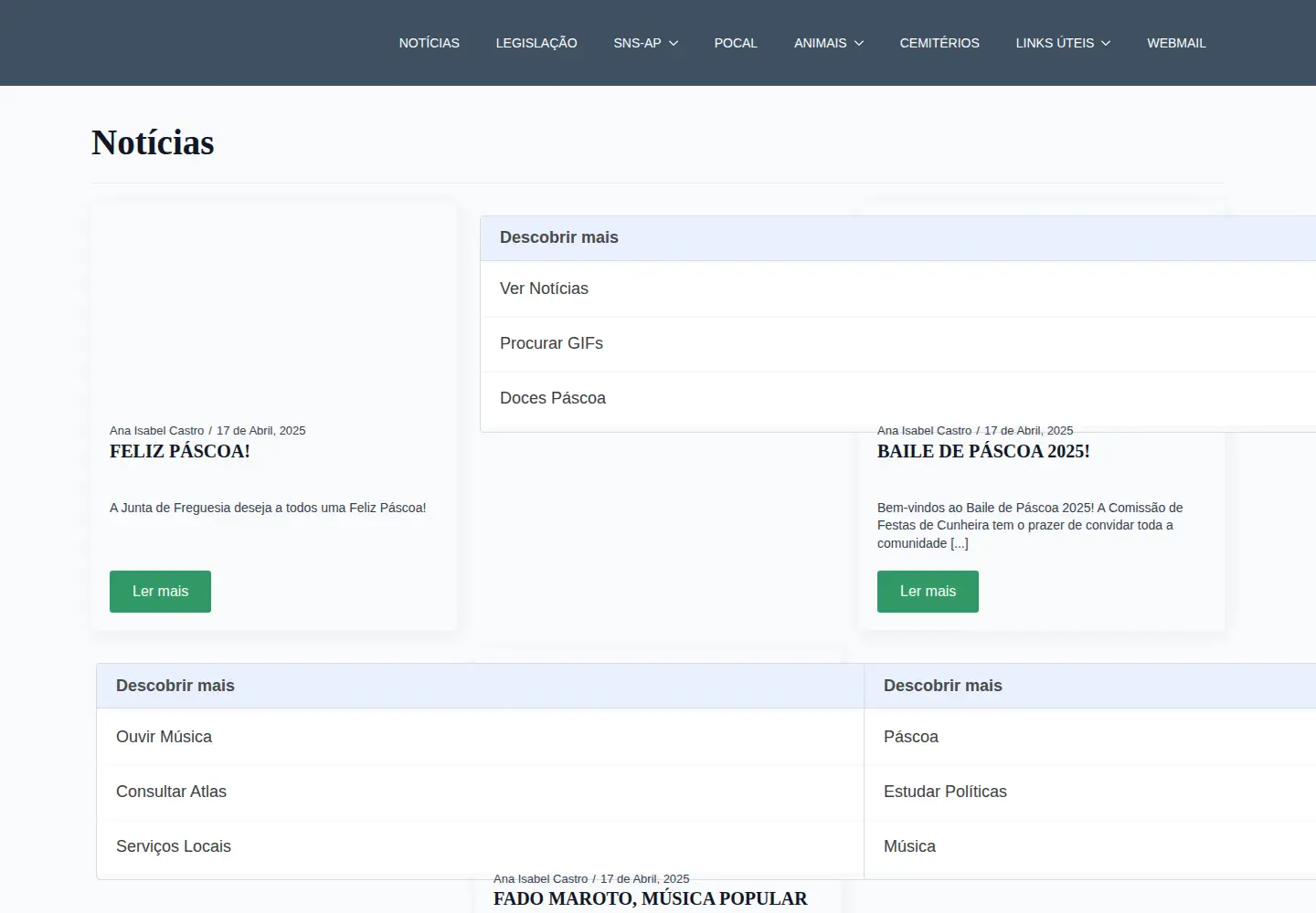 Screenshot of jfreguesia.com