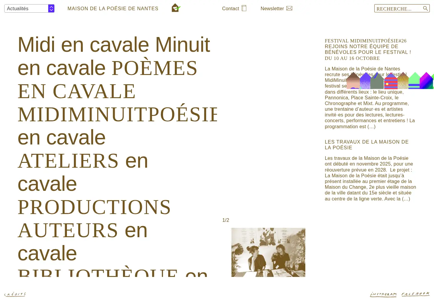 Screenshot of maisondelapoesie-nantes.com