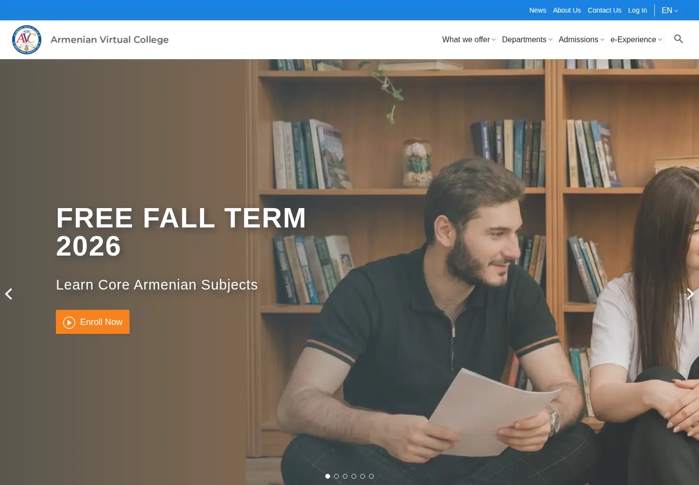 Screenshot of avc-agbu.org