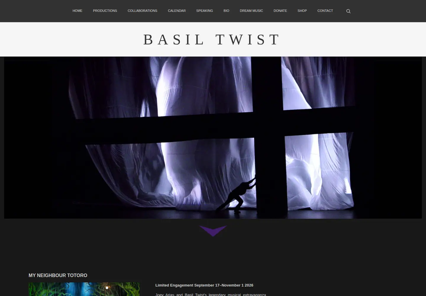 Screenshot of basiltwist.com