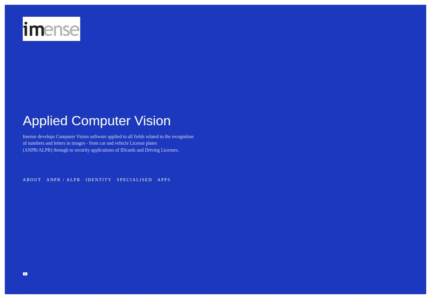 Screenshot of imense.com