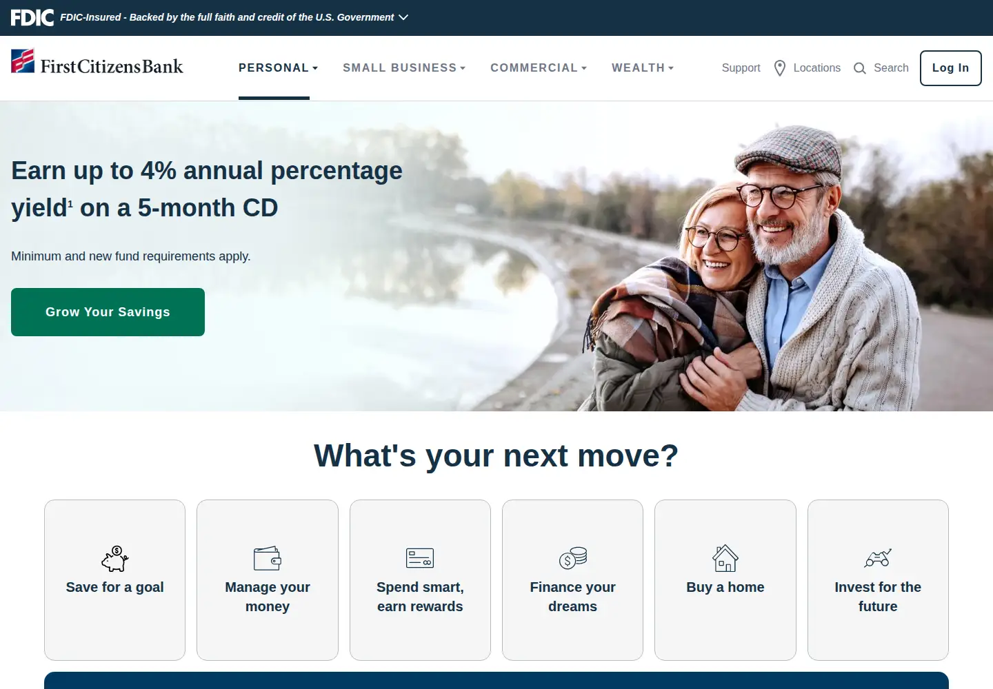 Screenshot of firstcitizens.com