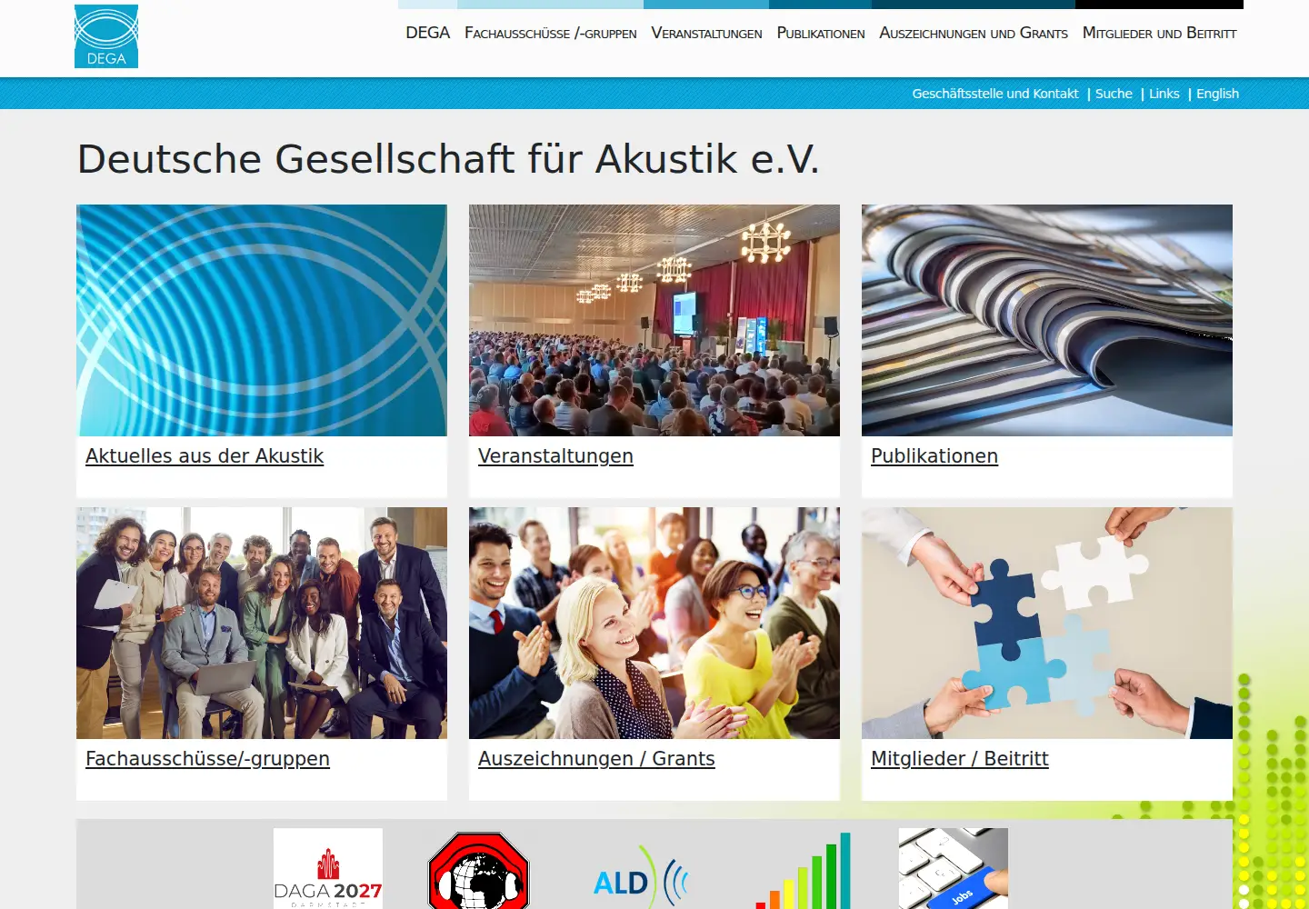 Screenshot of dega-akustik.de