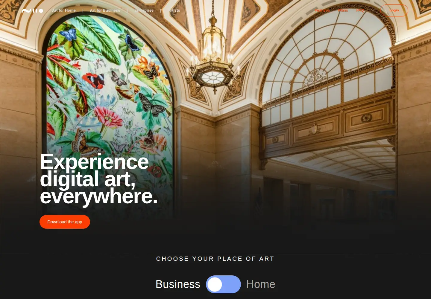 Screenshot of niio.com
