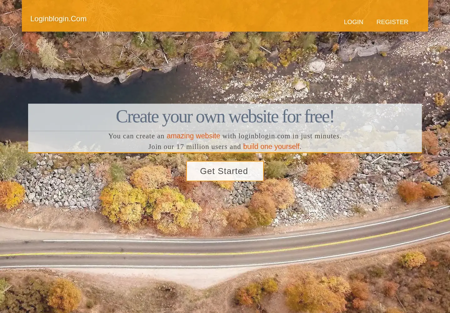Screenshot of loginblogin.com
