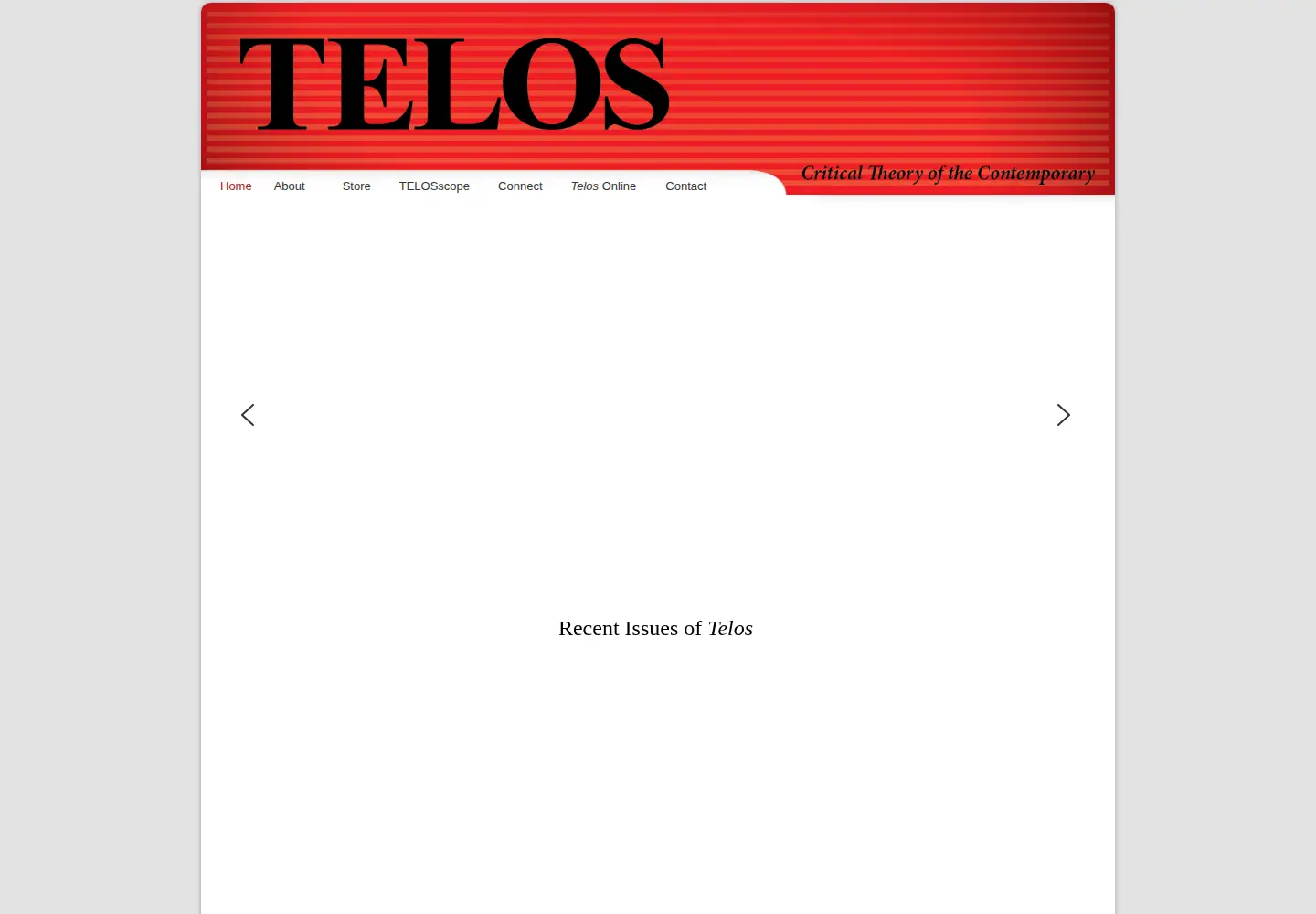 Screenshot of telospress.com