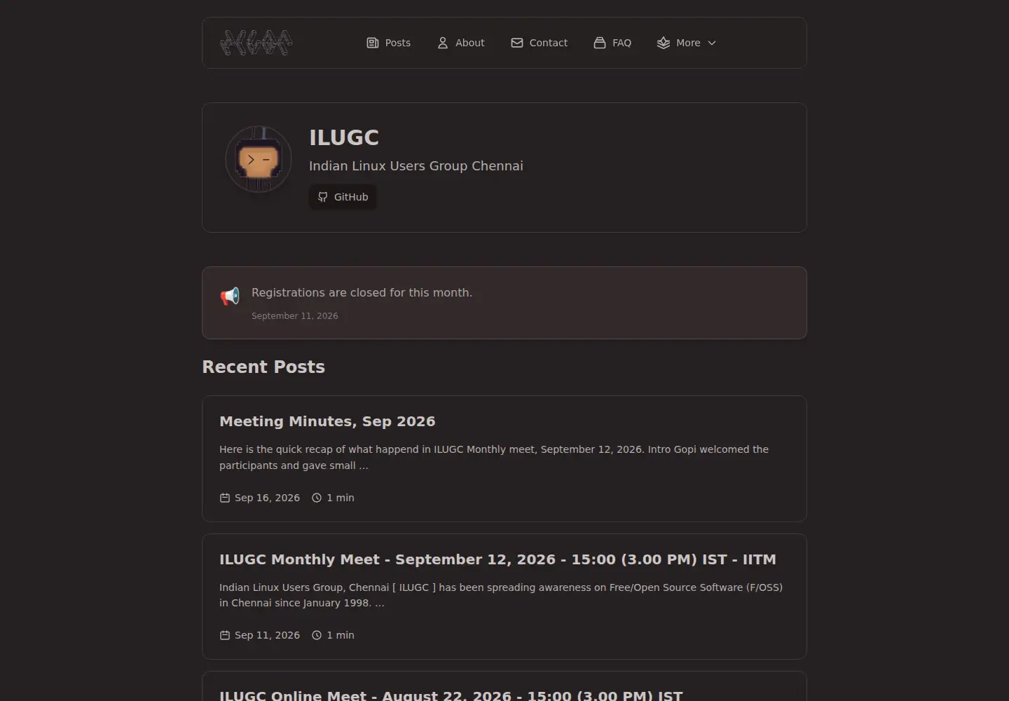 Screenshot of ilugc.in