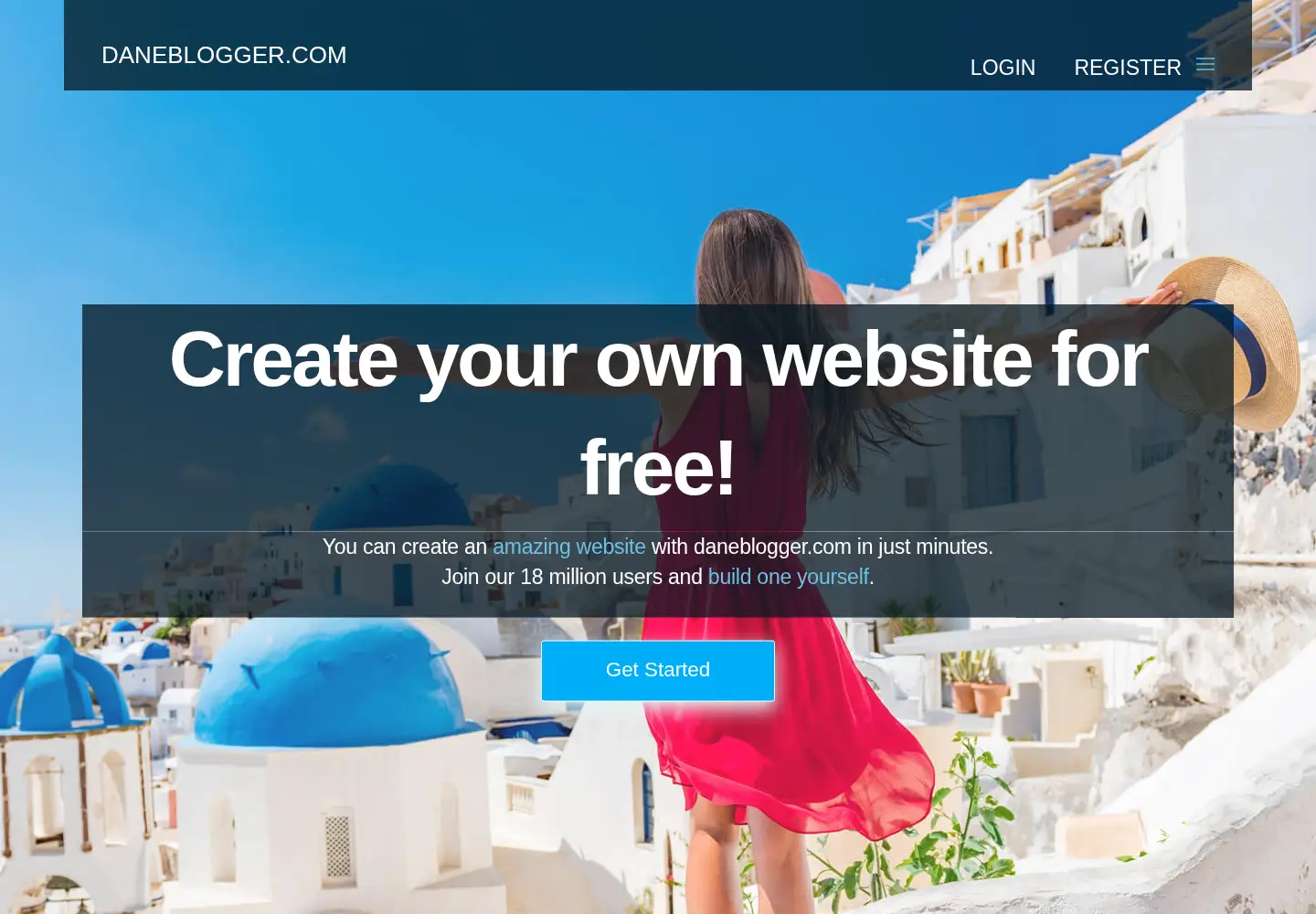 Screenshot of daneblogger.com