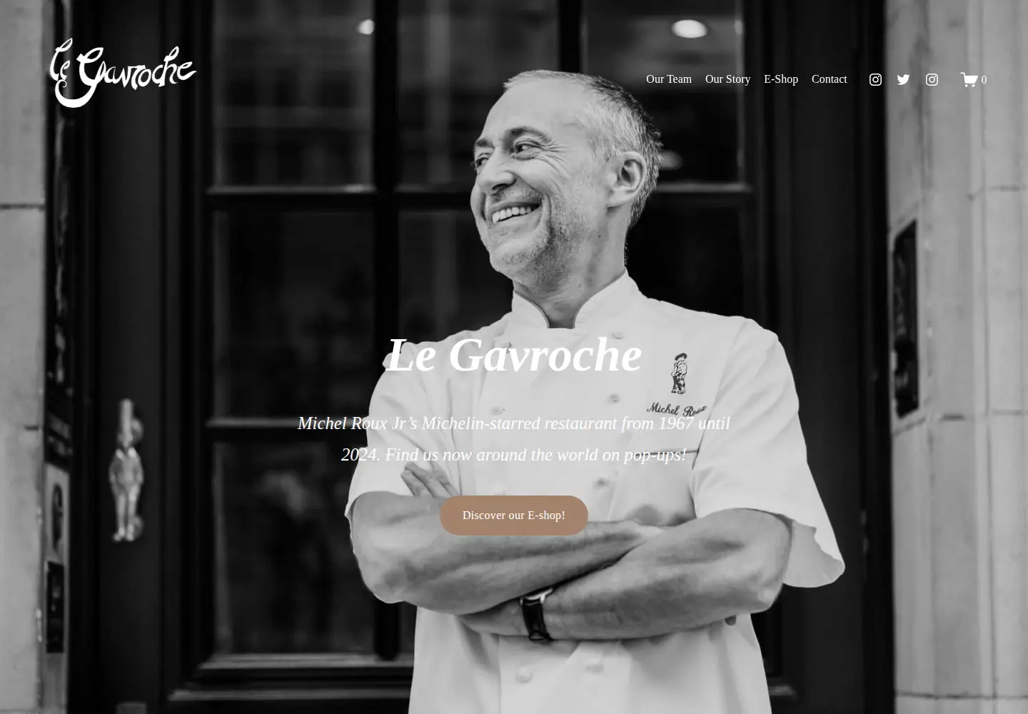 Screenshot of le-gavroche.co.uk