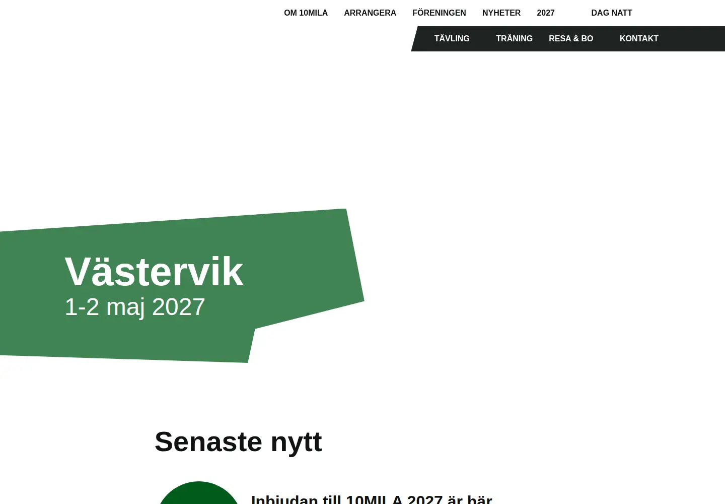 Screenshot of 10mila.se
