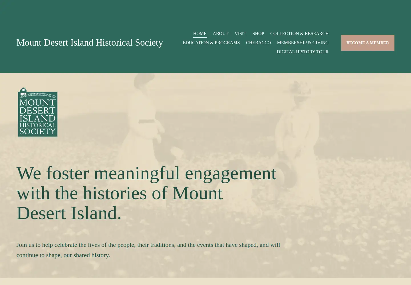 Screenshot of mdihistory.org