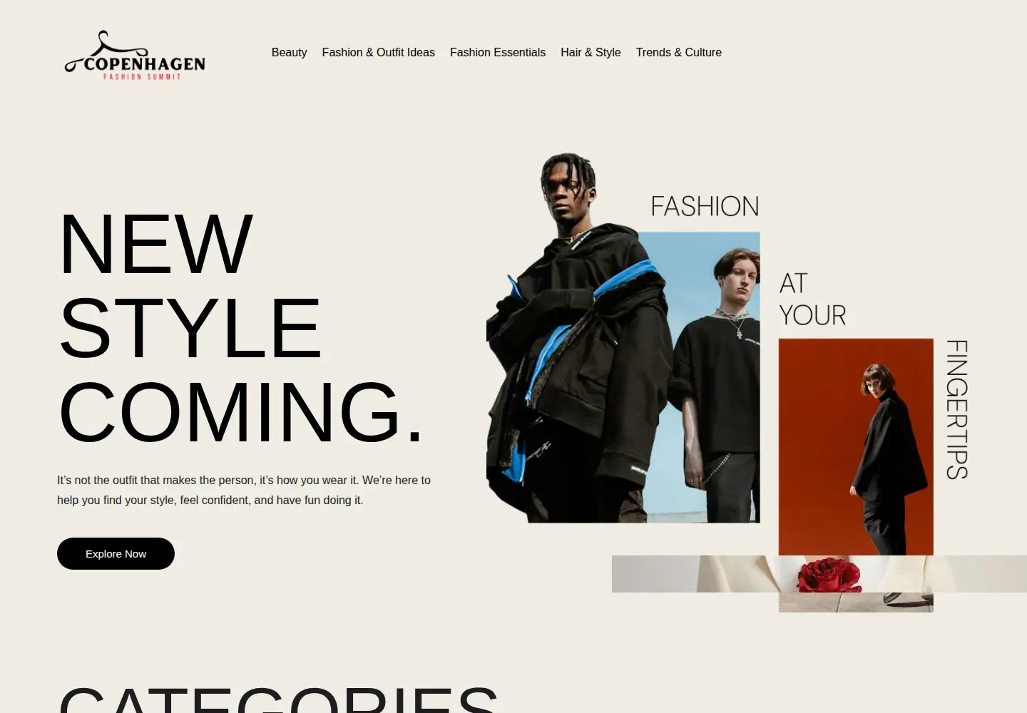 Screenshot of copenhagenfashionsummit.com
