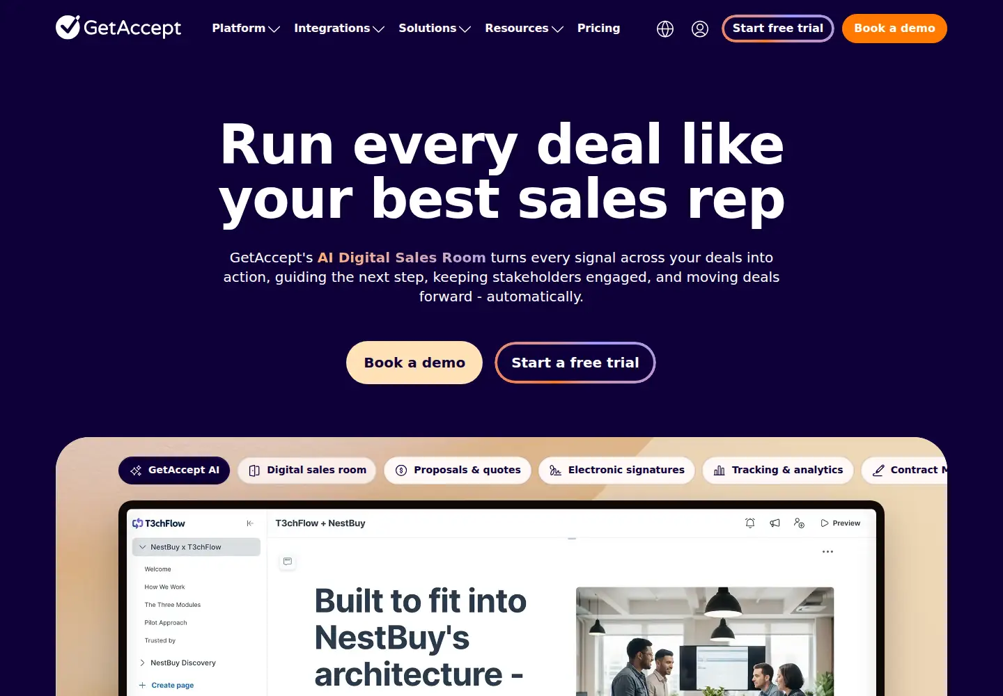 Screenshot of getaccept.com