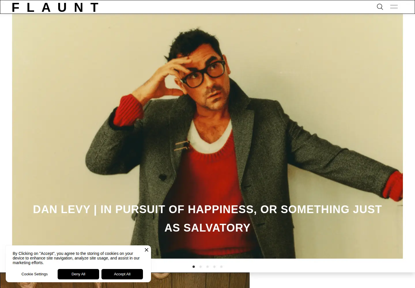 Screenshot of flaunt.com