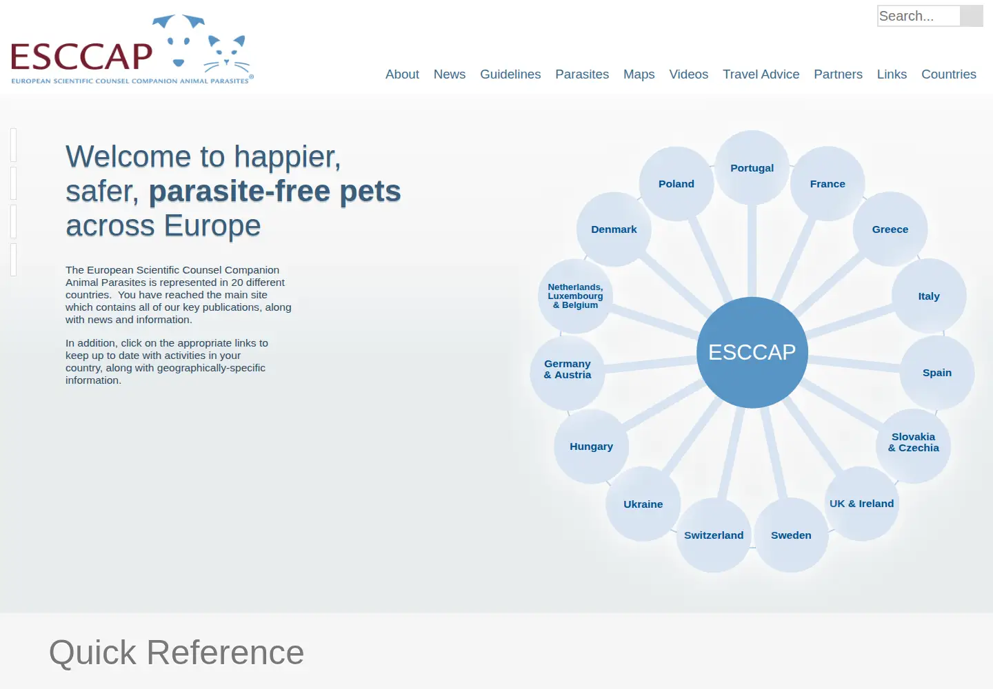 Screenshot of esccap.org