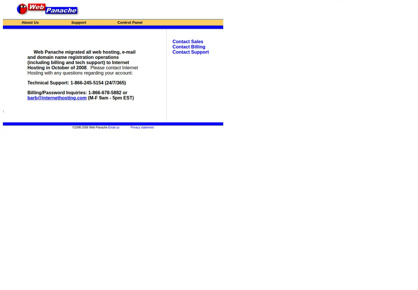 Captured homepage of webpan.com in the current scan