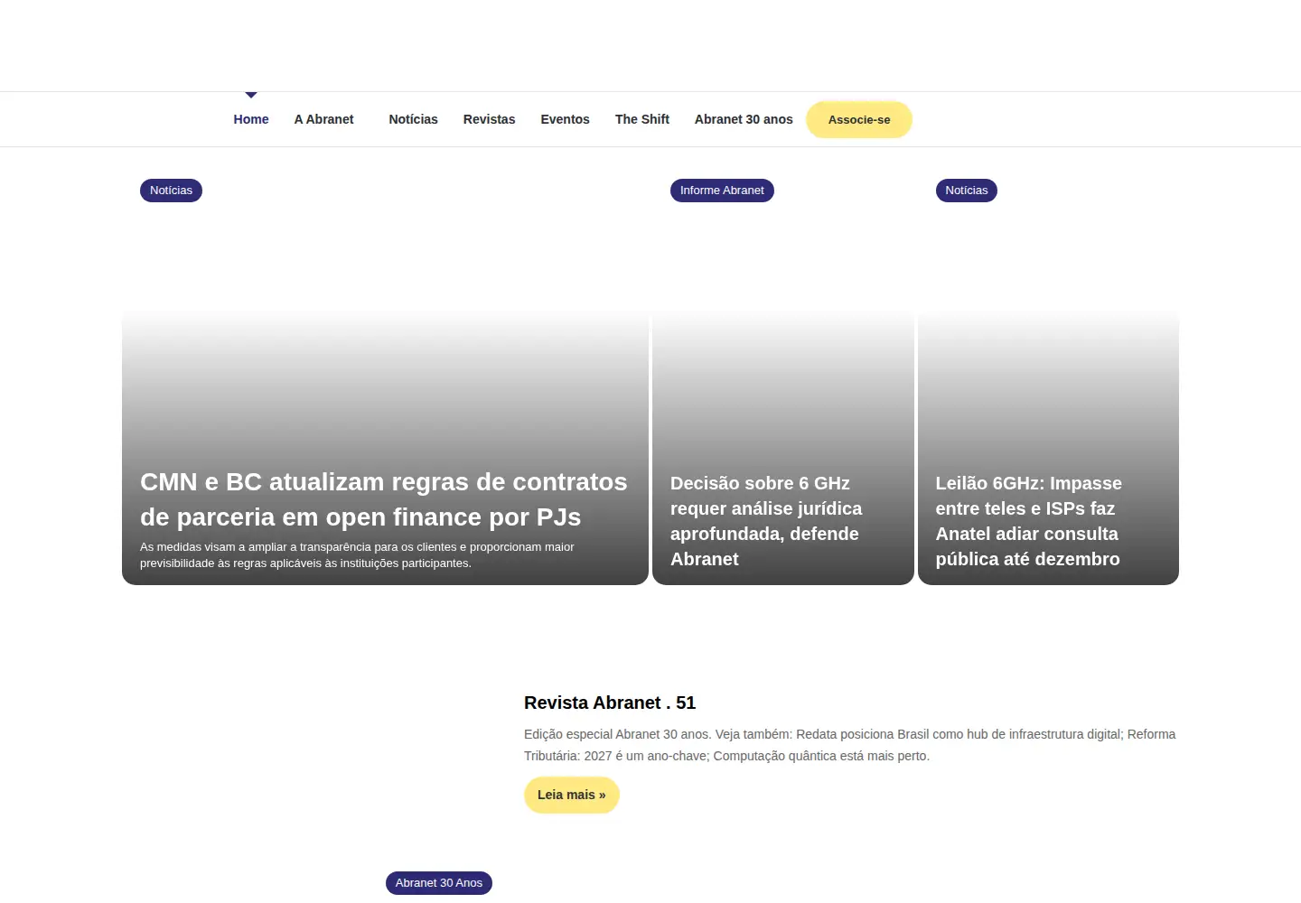 Screenshot of abranet.org.br