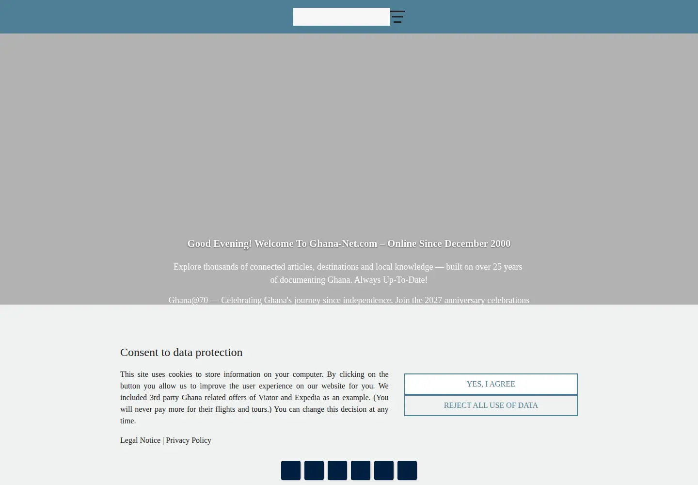 Screenshot of ghana-net.com