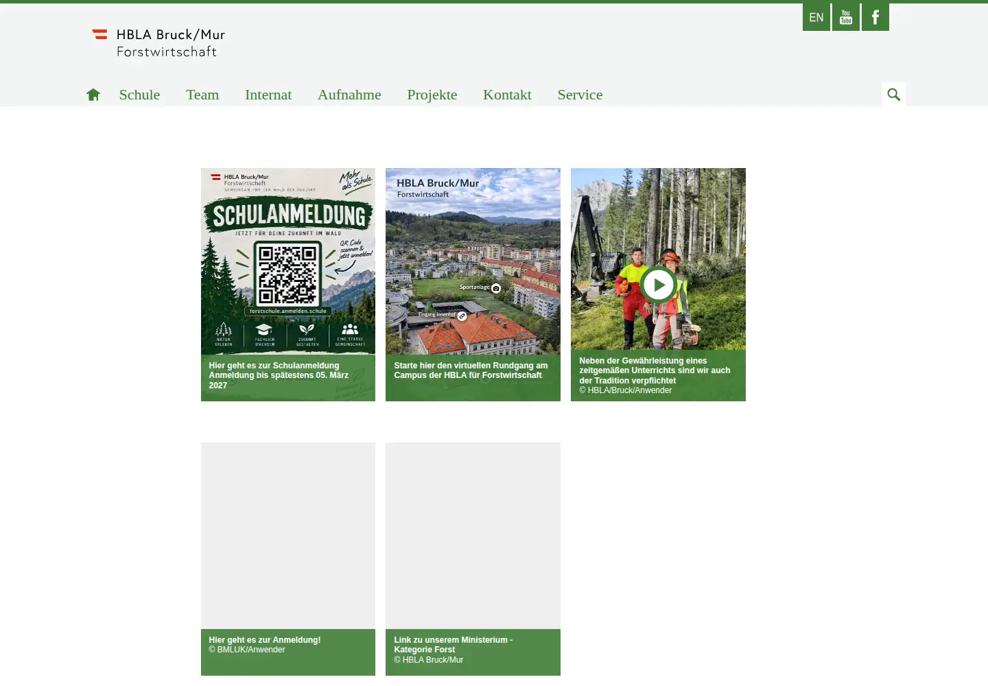 Screenshot of forstschule.at