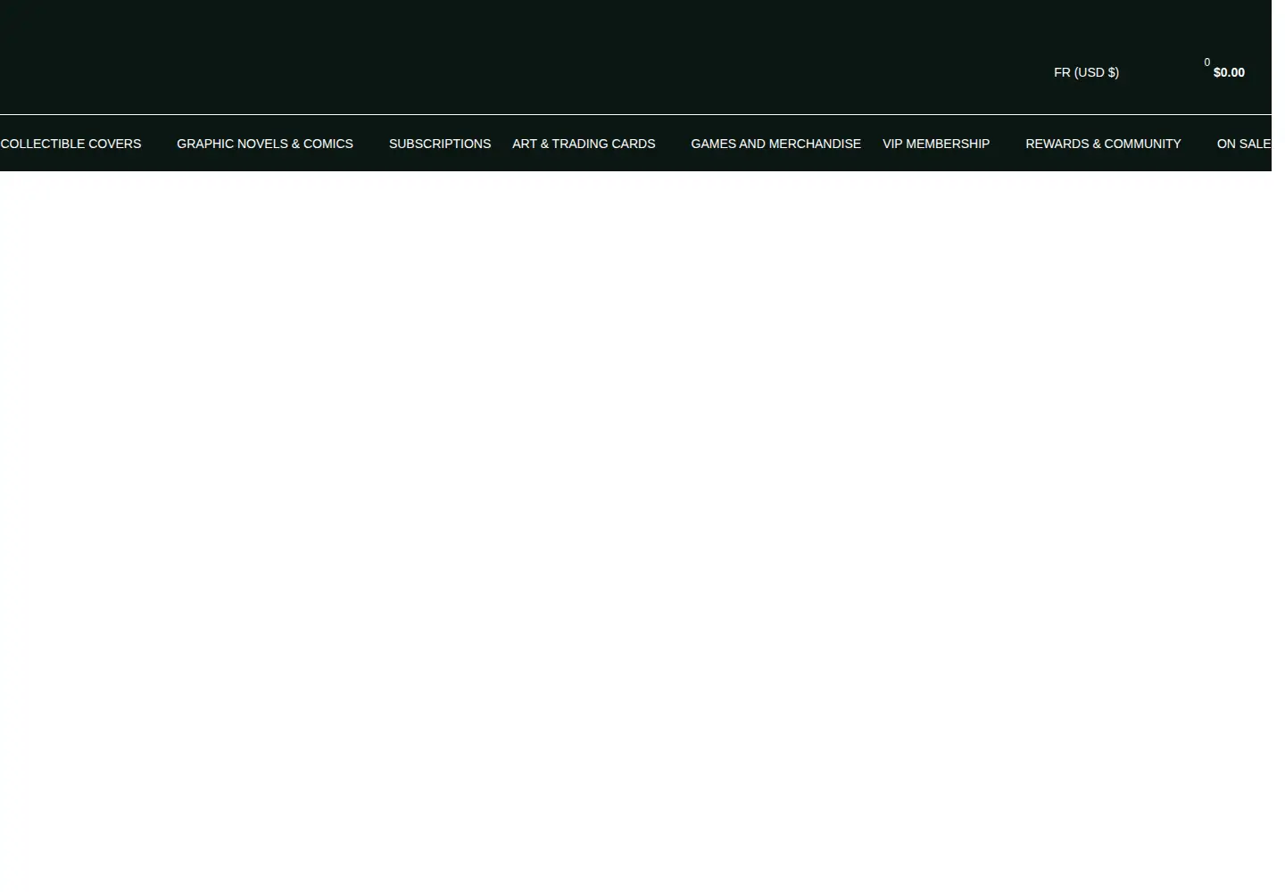 Screenshot of zenescope.com