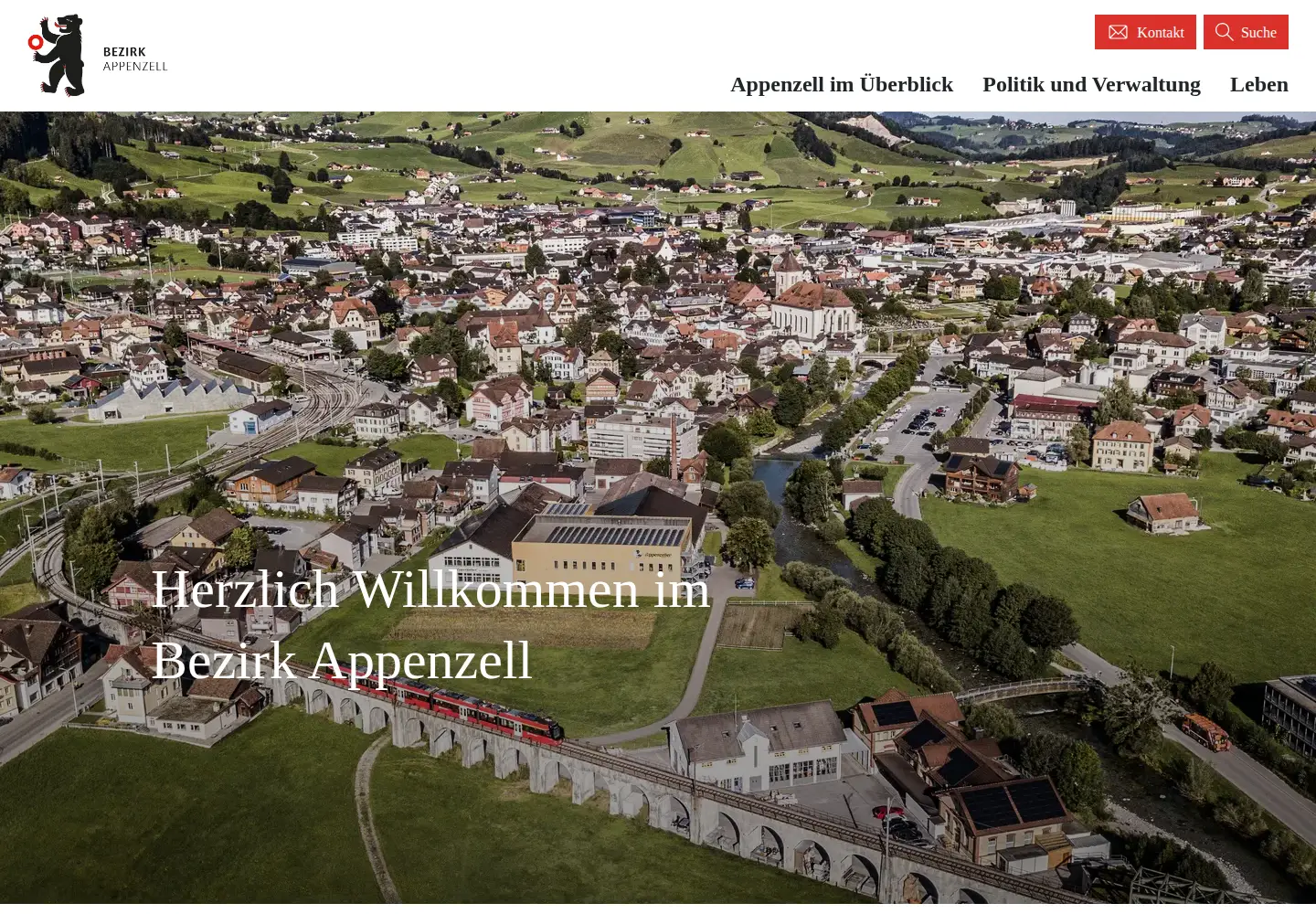 Screenshot of appenzell.org
