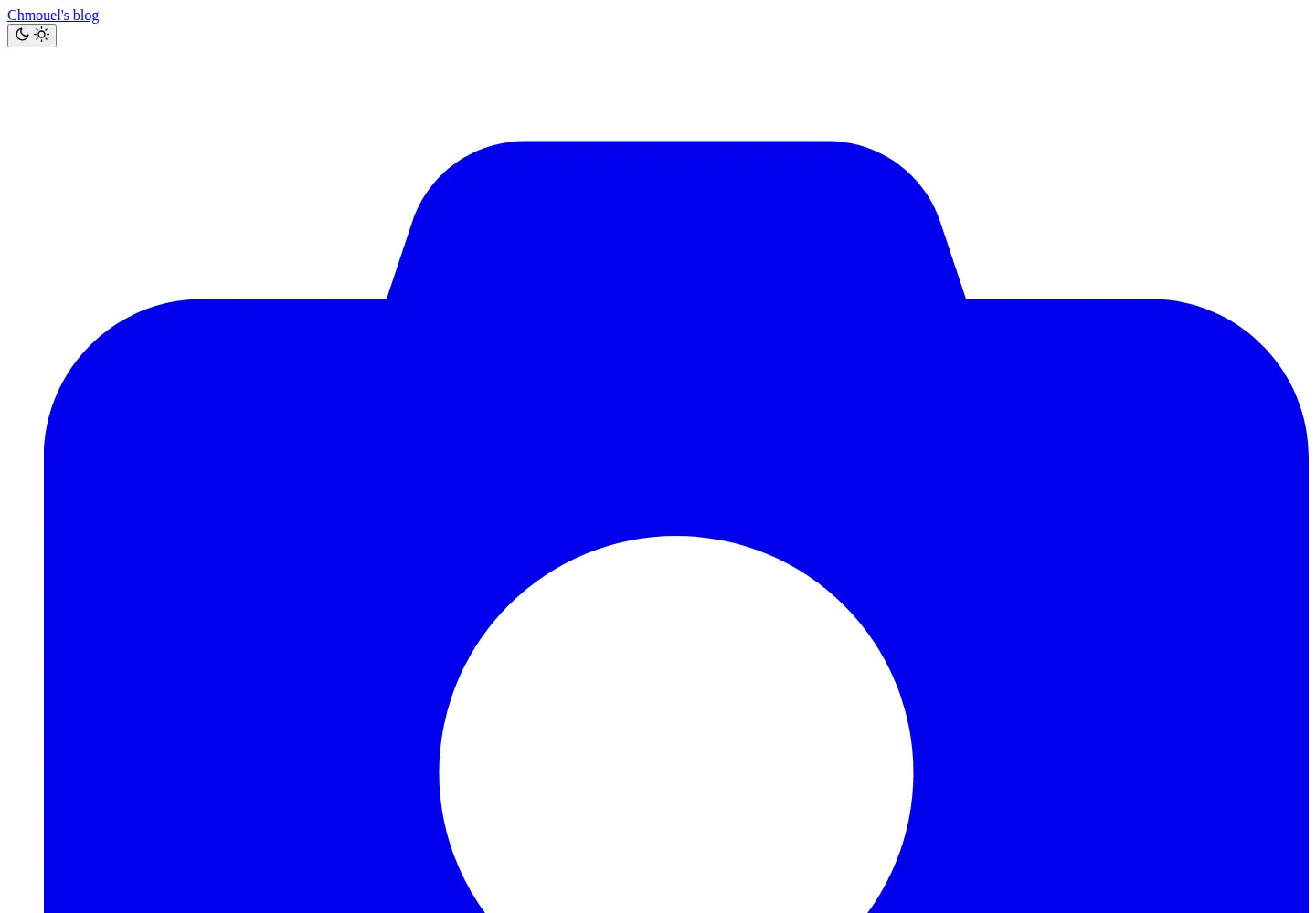 Screenshot of chmouel.com