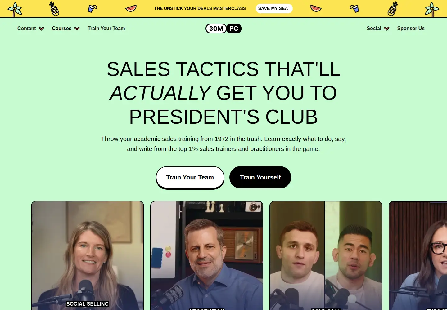 Captured homepage of 30mpc.com in the current scan