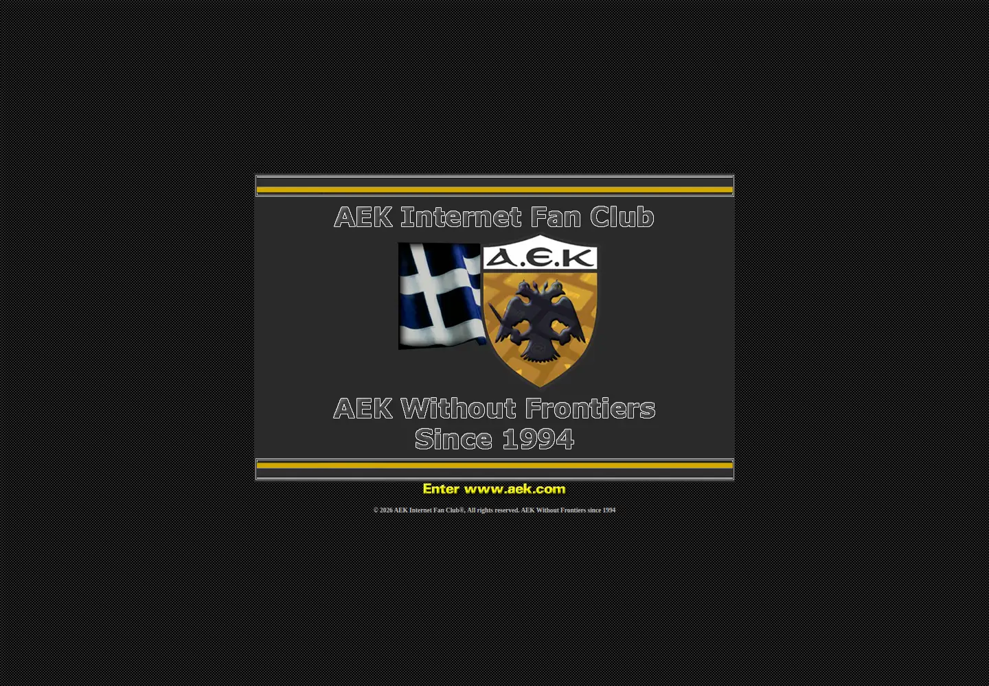 Screenshot of aek.com