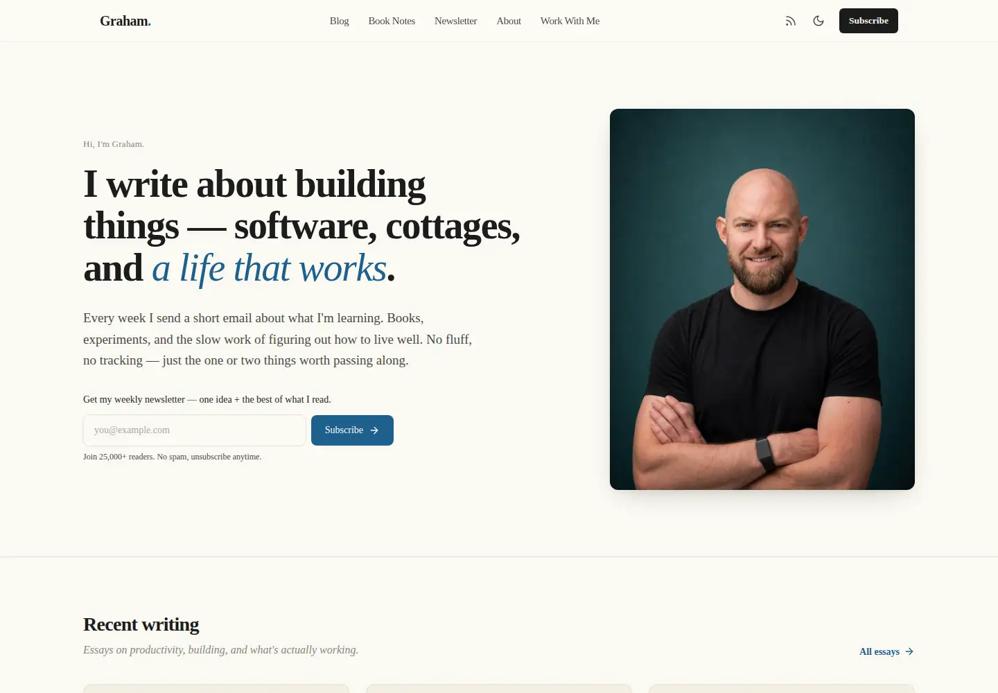 Screenshot of grahammann.net