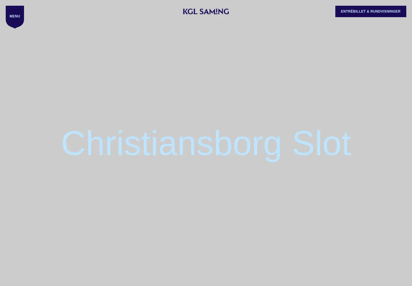 Screenshot of christiansborg.dk