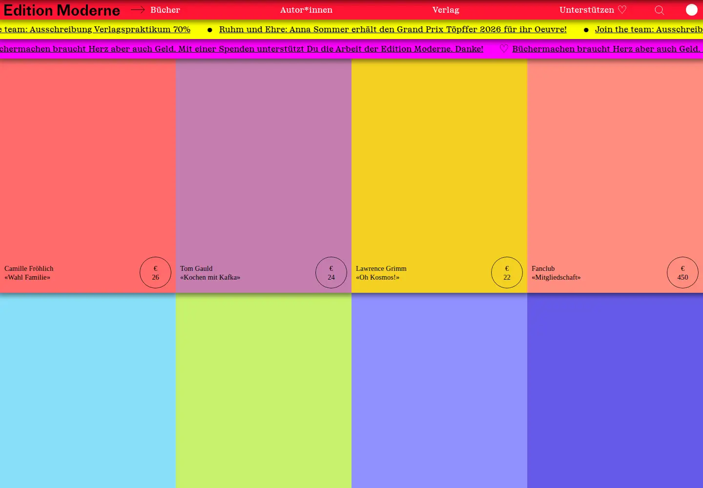 Screenshot of editionmoderne.ch