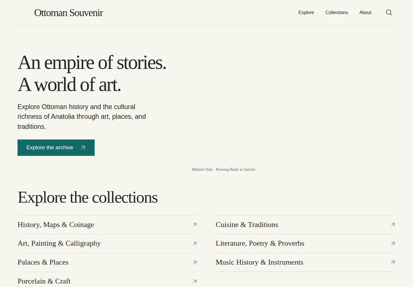 Screenshot of ottomansouvenir.com