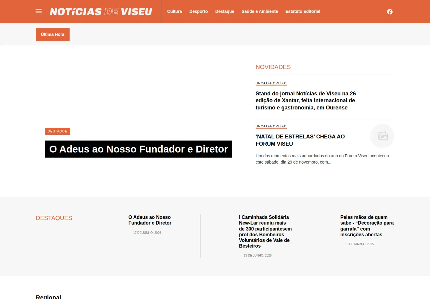 Screenshot of noticiasdeviseu.com