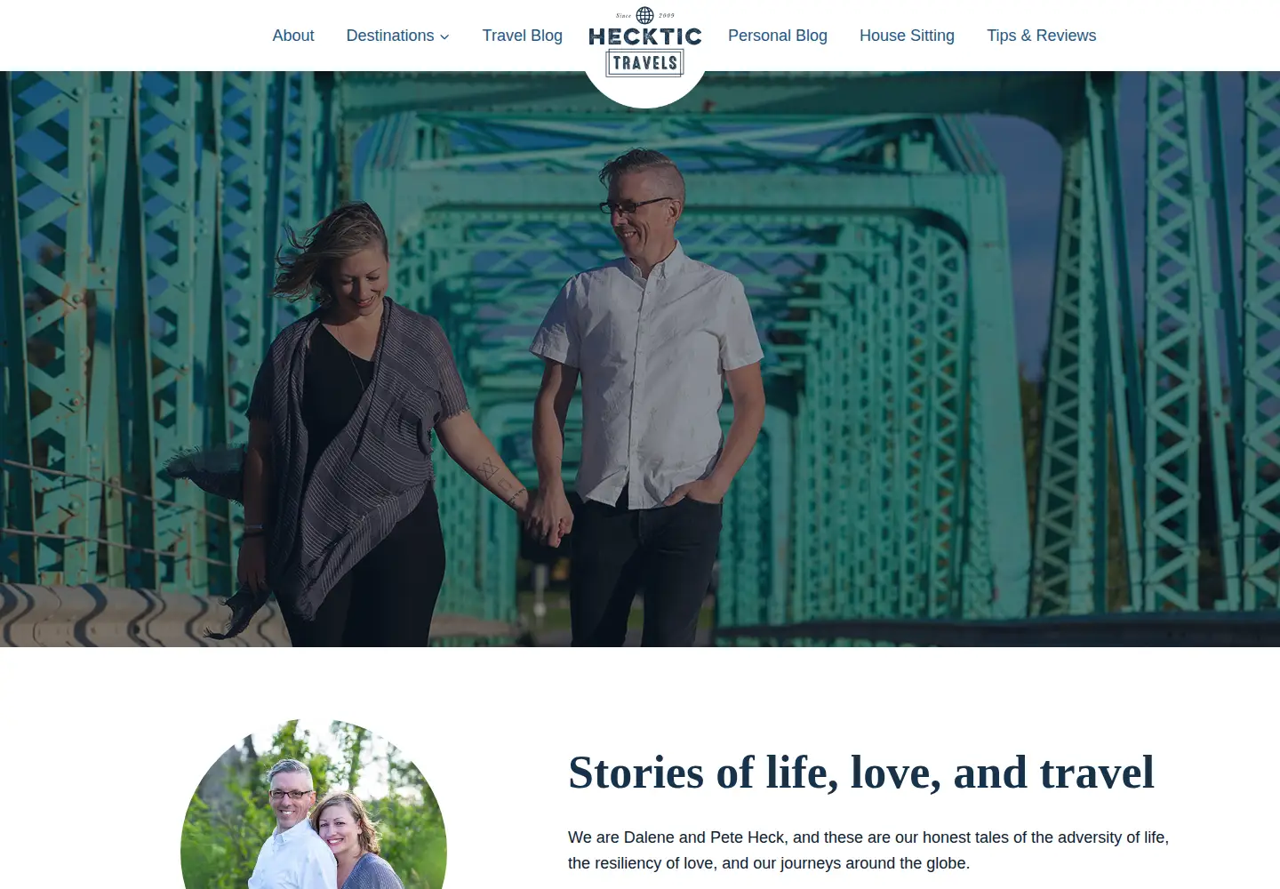 Screenshot of hecktictravels.com